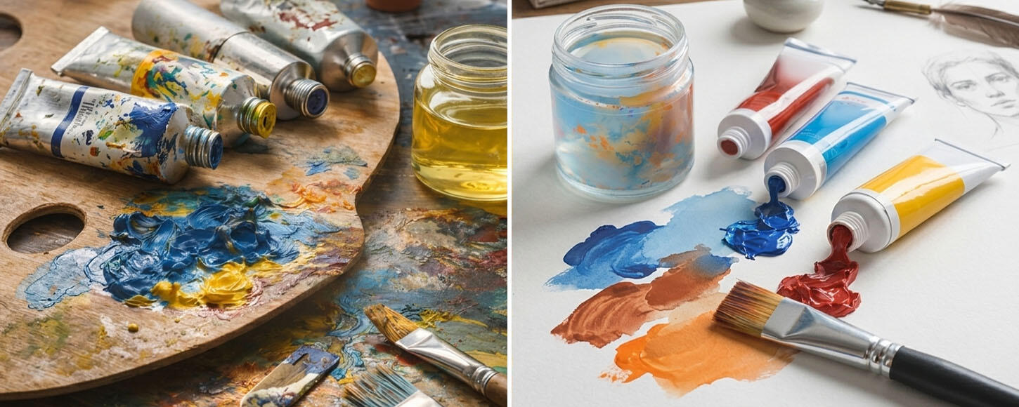 Yağlı Boya ile Akrilik Boya Arasındaki Farklar Nelerdir ve Hangisini Seçmelisiniz?
