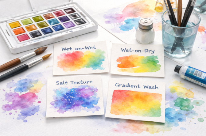 Suluboya Teknikleri Nelerdir?