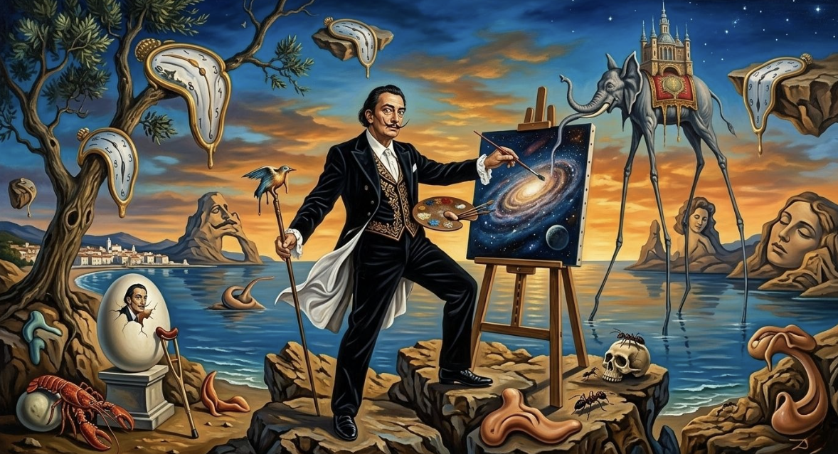 Salvador Dalí Kimdir? Eriyen Saatlerin Arkasındaki Dâhi Ressamın Hayatı, Eserleri ve Sanat Dünyası