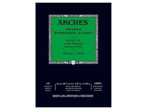 Arches - Arches Sulu Boya Defteri 300G A4 21X29,7 12 Sayfa Cold Pres