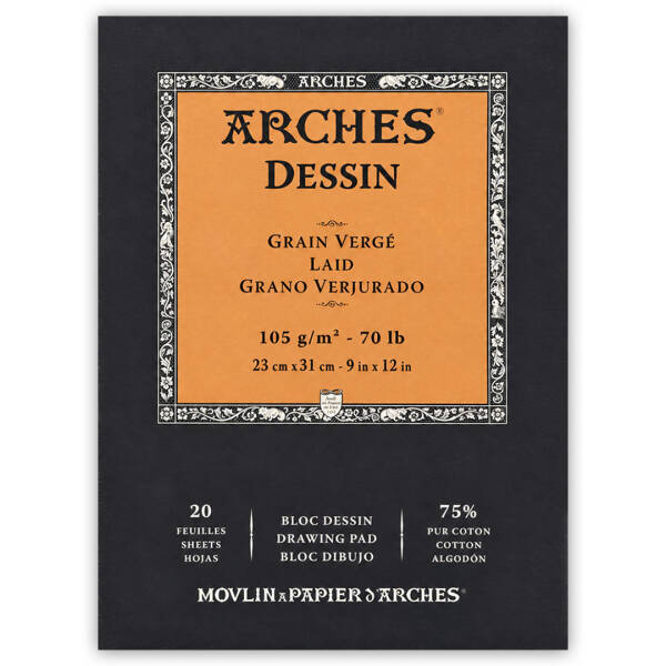Arches Çizim Defteri 105gr 23X31cm 20 Yaprak - 1