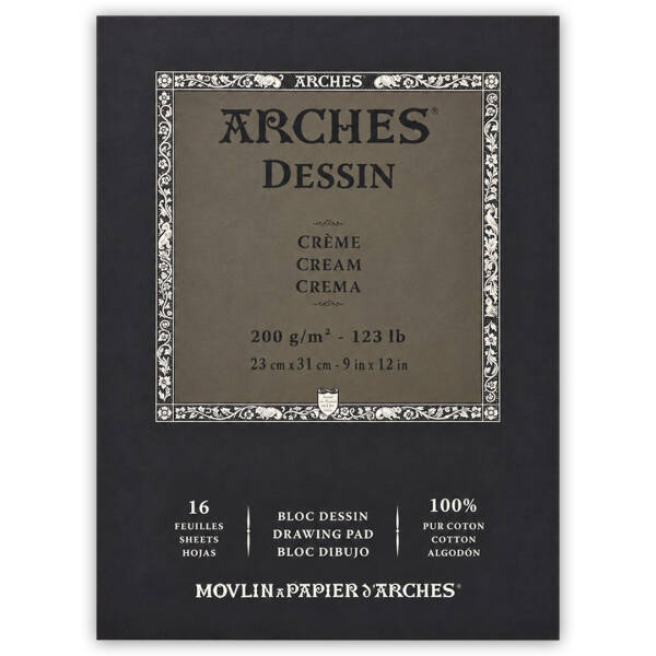 Arches Çizim Defteri 200gr 23X31cm Krem 16 Yaprak - 1