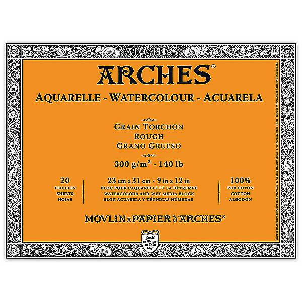 Arches Sulu Boya Defteri 300gr 23X31cm Rough 20 Yaprak - 1