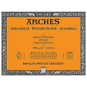 Arches Sulu Boya Defteri 300gr 46X61cm Rough 20 Yaprak - Arches