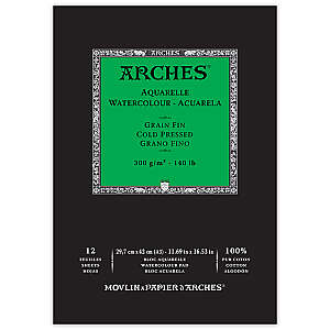 Arches Sulu Boya Defteri 300gr A3 Cold Press Fine 12 Yaprak - Arches