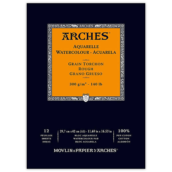 Arches Sulu Boya Defteri 300gr A3 Rough 12 Yaprak - 1
