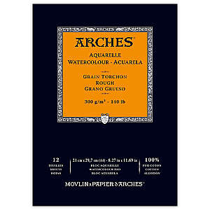 Arches Sulu Boya Defteri 300gr A4 Rough 12 Yaprak - Arches