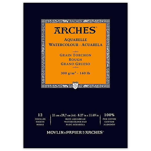 Arches Sulu Boya Defteri 300gr A4 Rough 12 Yaprak - 1