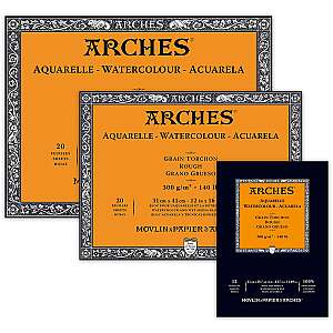 Arches Sulu Boya Defterleri 300gr Kalın Doku - Arches
