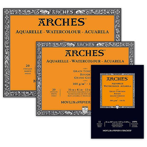 Arches Sulu Boya Defterleri 300gr Kalın Doku - 1