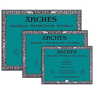 Arches Sulu Boya Defterleri 640gr Soğuk Baskı İnce Doku - Arches