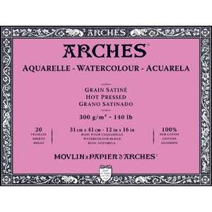 Arches Sulu Boya Blok Defter HP 300gr 31X41 20 Yaprak - Arches