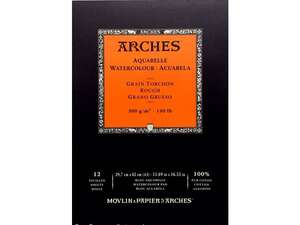 Arches Sulu Boya Defteri 300G A3 29,7X42 12 Sayfa Torchon Rough - Arches