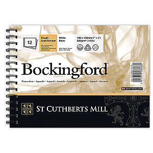 Bockingford Sulu Boya Defteri 300gr 13X18cm Rough 12 Yaprak Spiralli - St Cuthberts Mill
