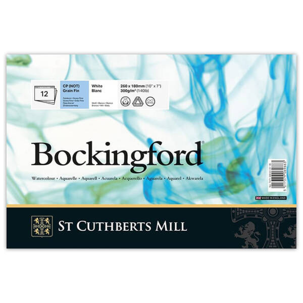Bockingford Sulu Boya Defteri 300gr 18X26cm CP Fine 12 Yaprak - 1