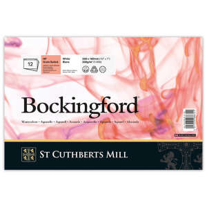 Bockingford Sulu Boya Defteri 300gr 18X26cm HP Satin 12 Yaprak - St Cuthberts Mill