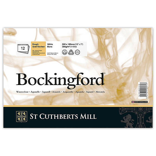 Bockingford Sulu Boya Defteri 300gr 18X26cm Rough 12 Yaprak - 1