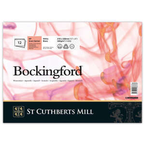 Bockingford Sulu Boya Defteri 300gr 23X31cm HP Satin 12 Yaprak - St Cuthberts Mill