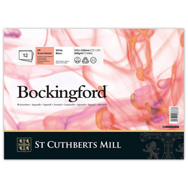 Bockingford Sulu Boya Defteri 300gr 23X31cm HP Satin 12 Yaprak - 1
