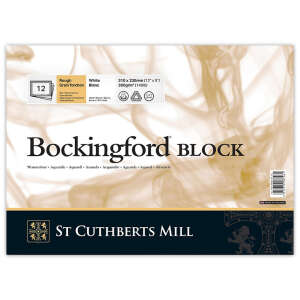 Bockingford Sulu Boya Defteri 300gr 23X31cm Rough 12 Yaprak Blok - St Cuthberts Mill