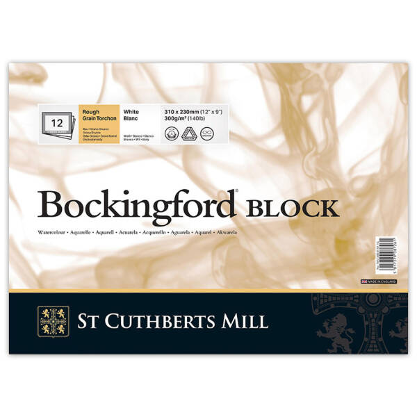 Bockingford Sulu Boya Defteri 300gr 23X31cm Rough 12 Yaprak Blok - 1