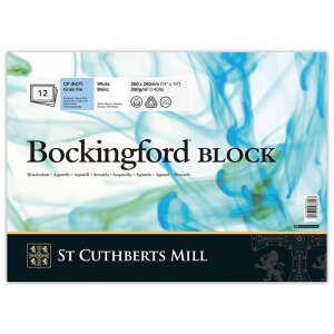 Bockingford Sulu Boya Defteri 300gr 26X36cm CP Fine 12 Yaprak Blok - St Cuthberts Mill