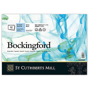 Bockingford Sulu Boya Defteri 300gr 26X36cm CP Fine 12 Yaprak - St Cuthberts Mill