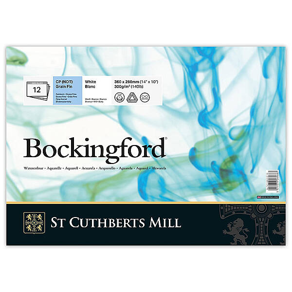Bockingford Sulu Boya Defteri 300gr 26X36cm CP Fine 12 Yaprak - 1