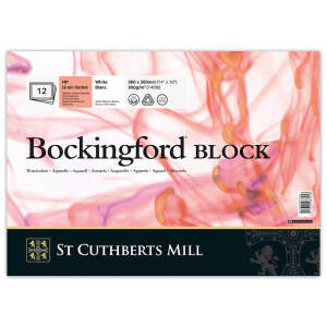 Bockingford Sulu Boya Defteri 300gr 26X36cm HP Satin 12 Yaprak Blok - St Cuthberts Mill