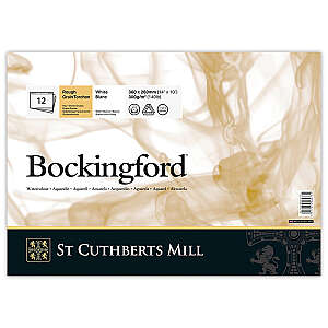 Bockingford Sulu Boya Defteri 300gr 26X36cm Rough 12 Yaprak - St Cuthberts Mill