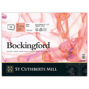 Bockingford Sulu Boya Defteri 300gr 31X41cm HP Satin 12 Yaprak - St Cuthberts Mill