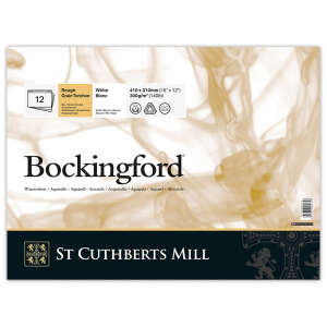 Bockingford Sulu Boya Defteri 300gr 31X41cm Rough 12 Yaprak - St Cuthberts Mill