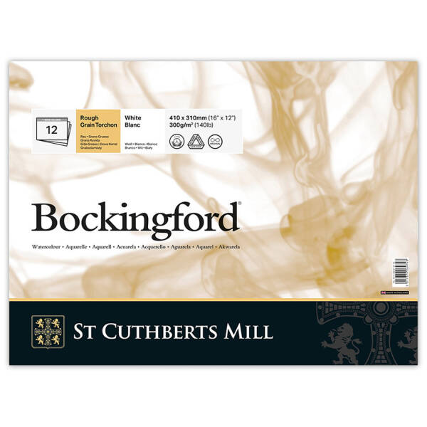 Bockingford Sulu Boya Defteri 300gr 31X41cm Rough 12 Yaprak - 1