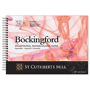 Bockingford Sulu Boya Defteri 300gr A3 HP Satin 12 Yaprak Spiralli - St Cuthberts Mill