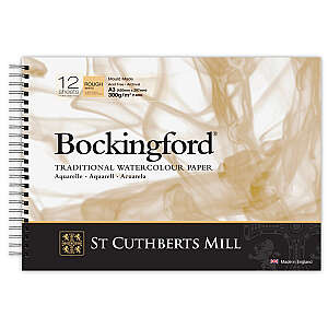 Bockingford Sulu Boya Defteri 300gr A3 Rough 12 Yaprak Spiralli - St Cuthberts Mill