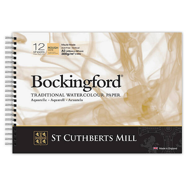 Bockingford Sulu Boya Defteri 300gr A3 Rough 12 Yaprak Spiralli - 1