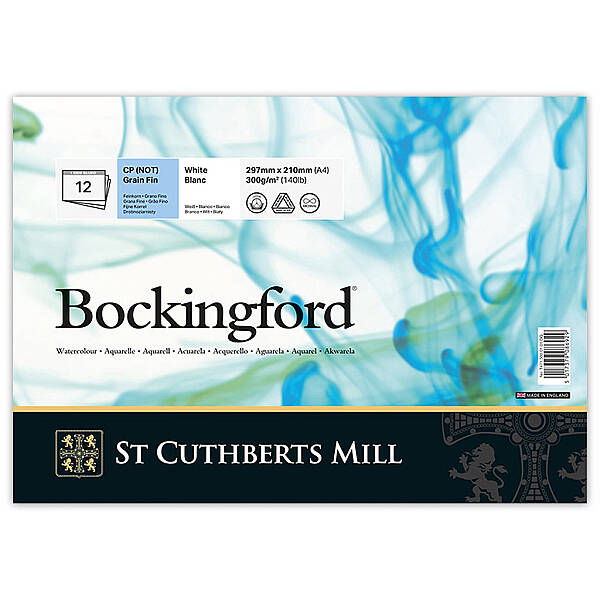Bockingford Sulu Boya Defteri 300gr A4 CP Fine 12 Yaprak - 1