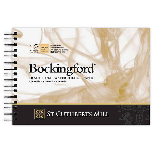Bockingford Sulu Boya Defteri 300gr A4 Rough 12 Yaprak Spiralli - 1