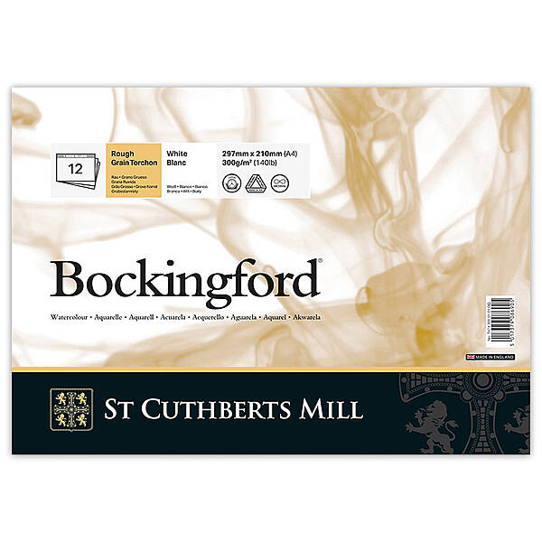 Bockingford Sulu Boya Defteri 300gr A4 Rough 12 Yaprak - 1