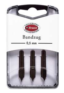 Brause - Brause 318005 Kaligrafi Ucu Bandzug 0,5mm (3'lü Kutu)