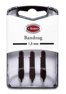 Brause - Brause 318015B Kaligrafi Ucu Bandzug 1,5mm (3'lü Kutu)