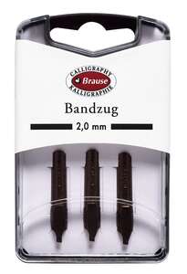 Brause - Brause 318020B Kaligrafi Ucu Bandzug 2mm (3'lü Kutu)