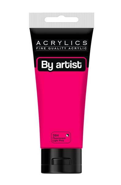 By Artist Akrilik Boya 200 Ml 256 Fluorescent Light Pink - 1