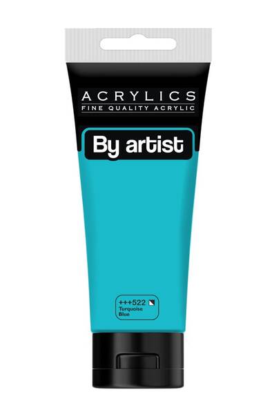 By Artist Akrilik Boya 200 Ml 522 Turquoise Blue - 1