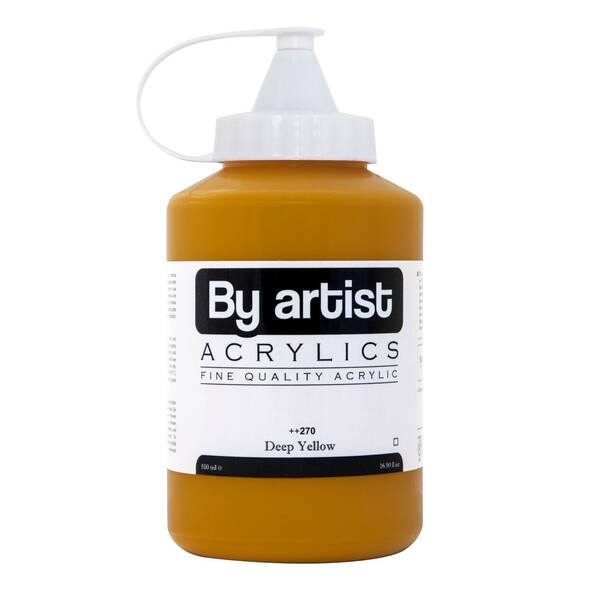 By Artist Akrilik Boya 500 Ml 270 Deep Yellow - 1