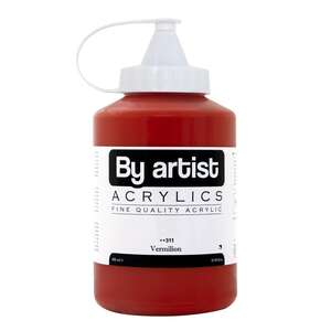 By Artist Akrilik Boya 500 Ml 311 Vermilion - By Artist