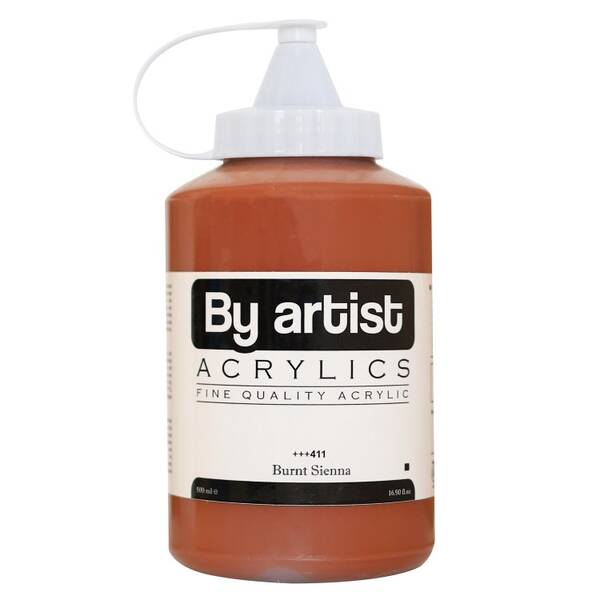 By Artist Akrilik Boya 500 Ml 411 Burnt Sienna - 1