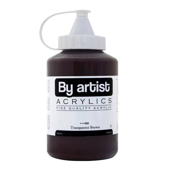 By Artist Akrilik Boya 500 Ml 426 Transparent Brown - 1