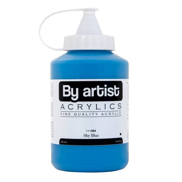 By Artist Akrilik Boya 500 Ml 564 Sky Blue - 1