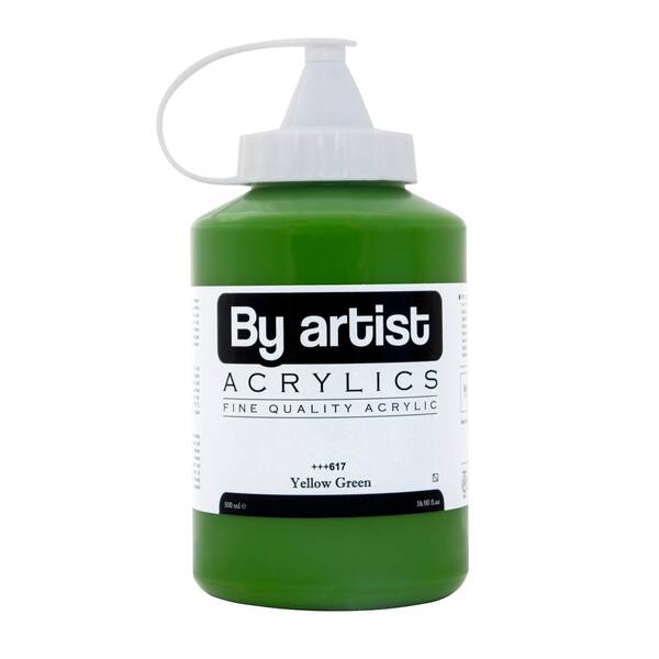 By Artist Akrilik Boya 500 Ml 617 Yellow Green - 1